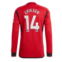Koszulka piłkarska Manchester United Christian Eriksen #14 Strój Domowy 2023-24 tanio Długi Rękaw